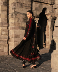 Black & Red Anarkali