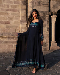 Blue Anarkali Suit