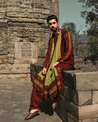 Rust Brown Kurta Pajama