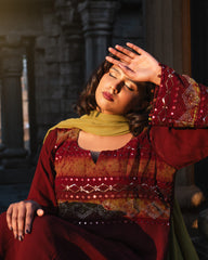 Rust Brown Valima Suit