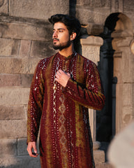 Rust Brown Kurta Pajama