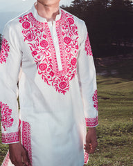 Handwoven In Matka Cotton