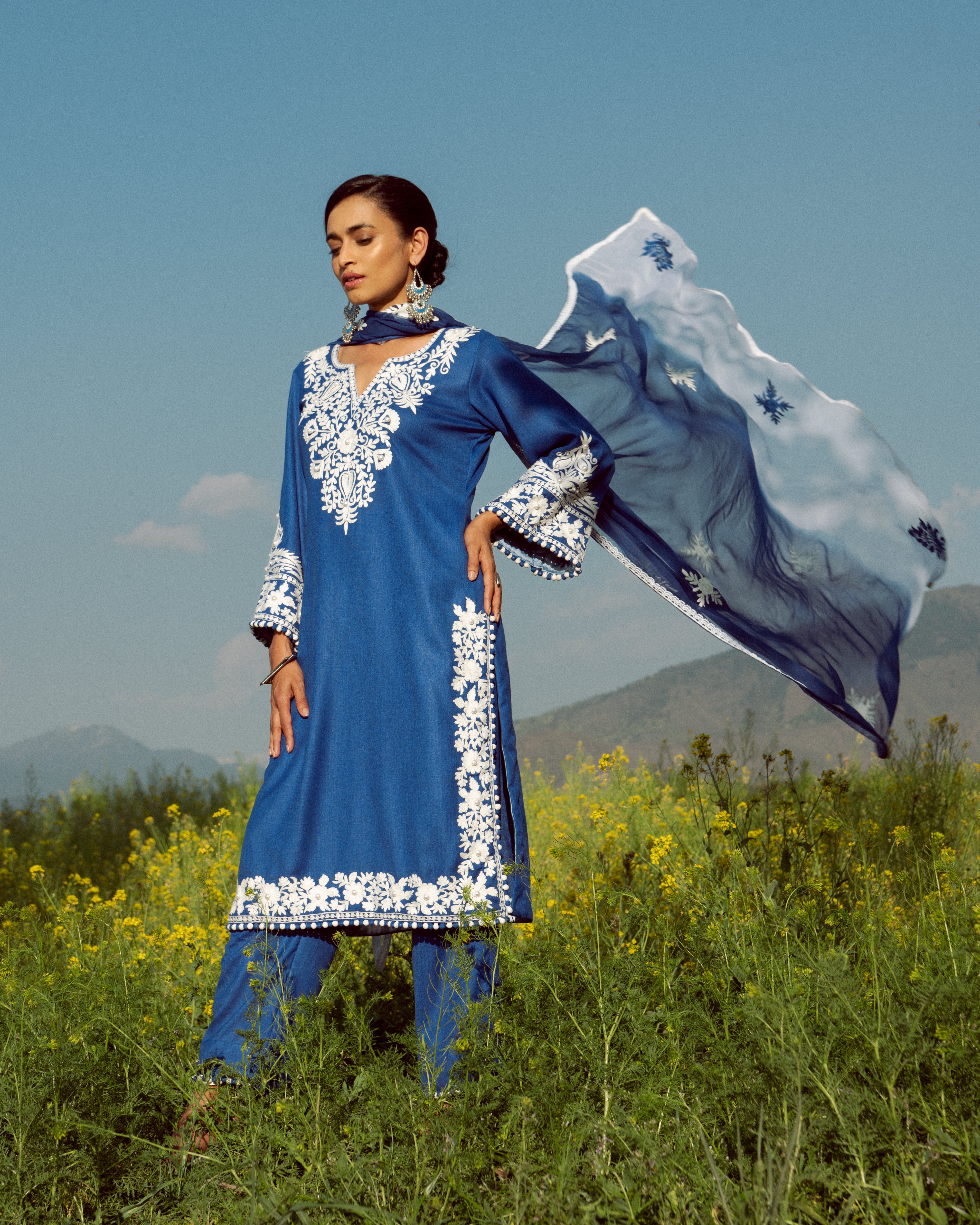 Kurta pajama with dupatta