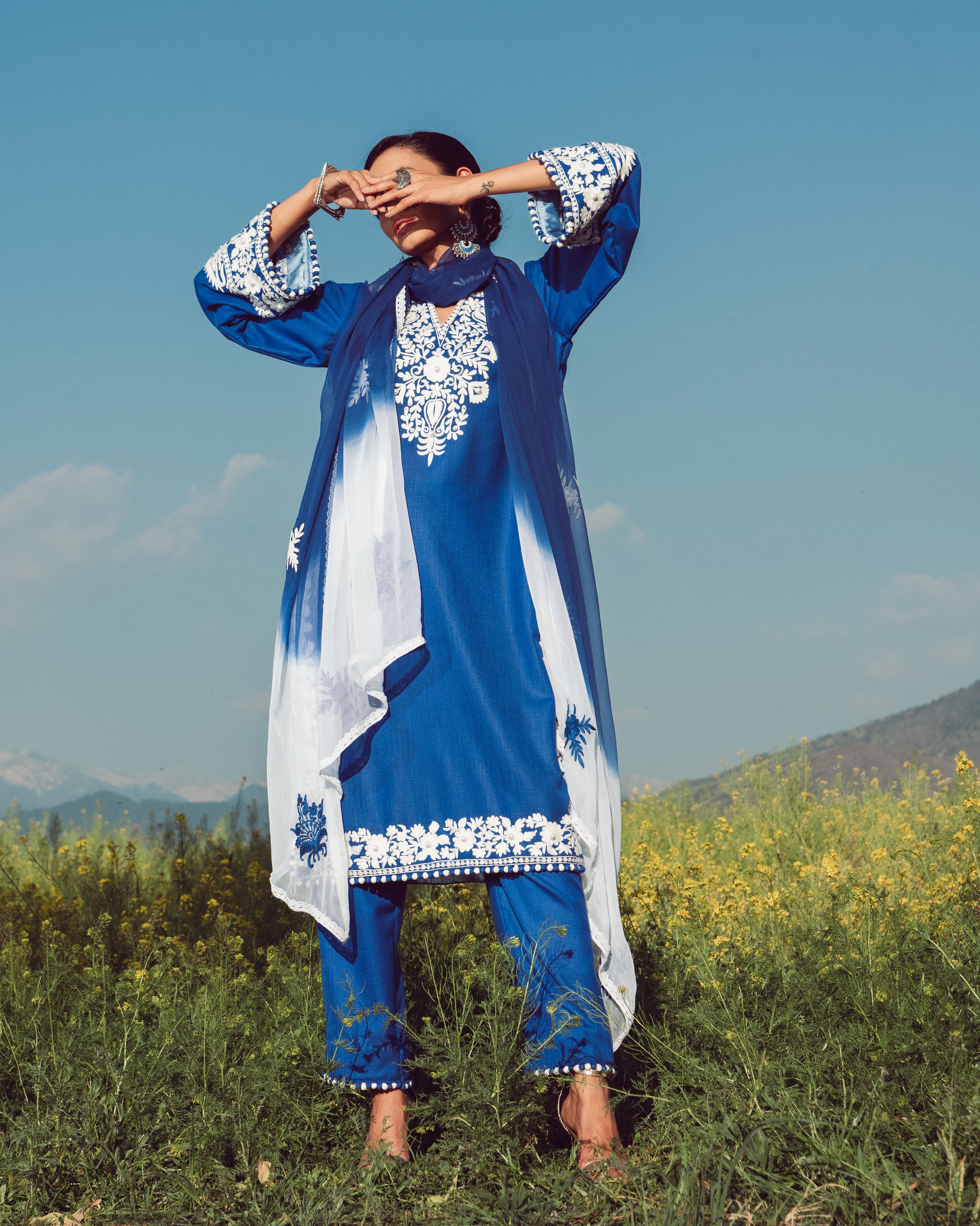 Kurta pajama with dupatta