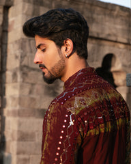 Rust Brown Kurta Pajama