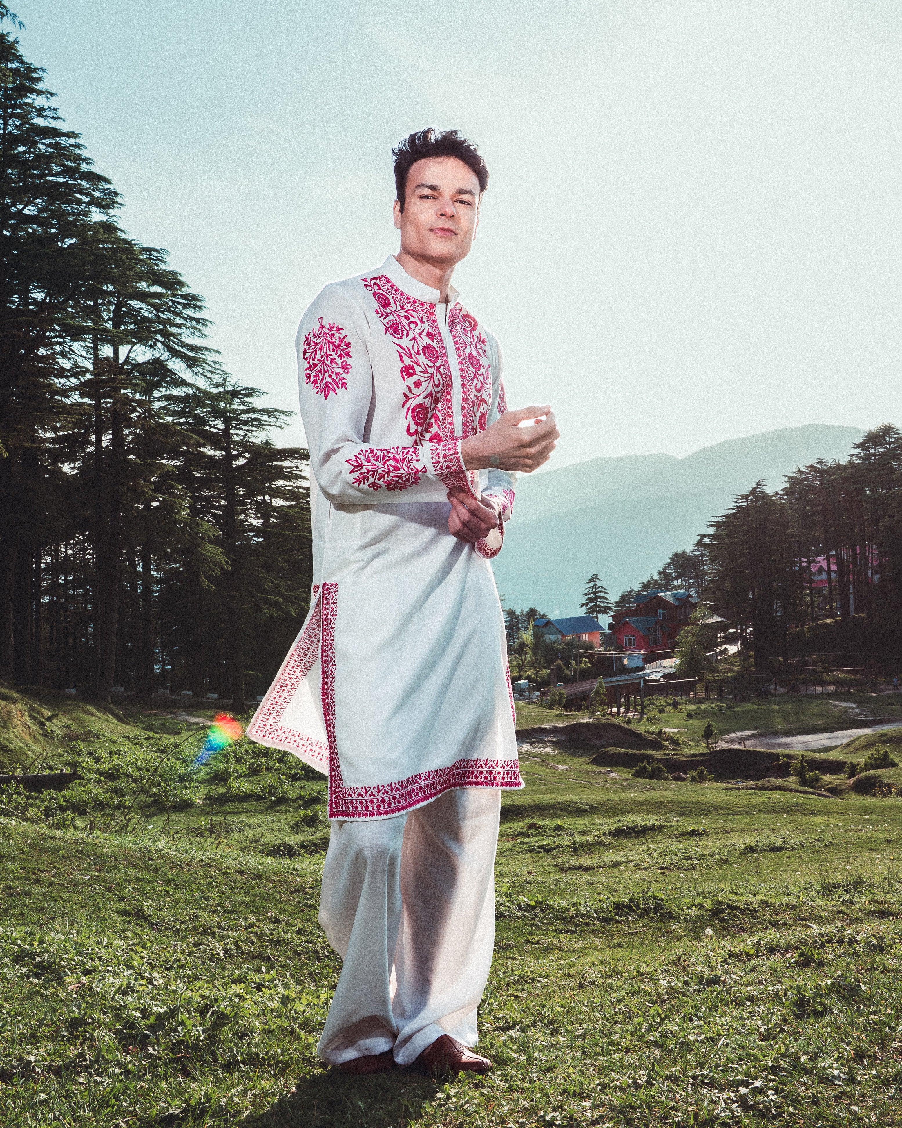 Handwoven In Matka Cotton