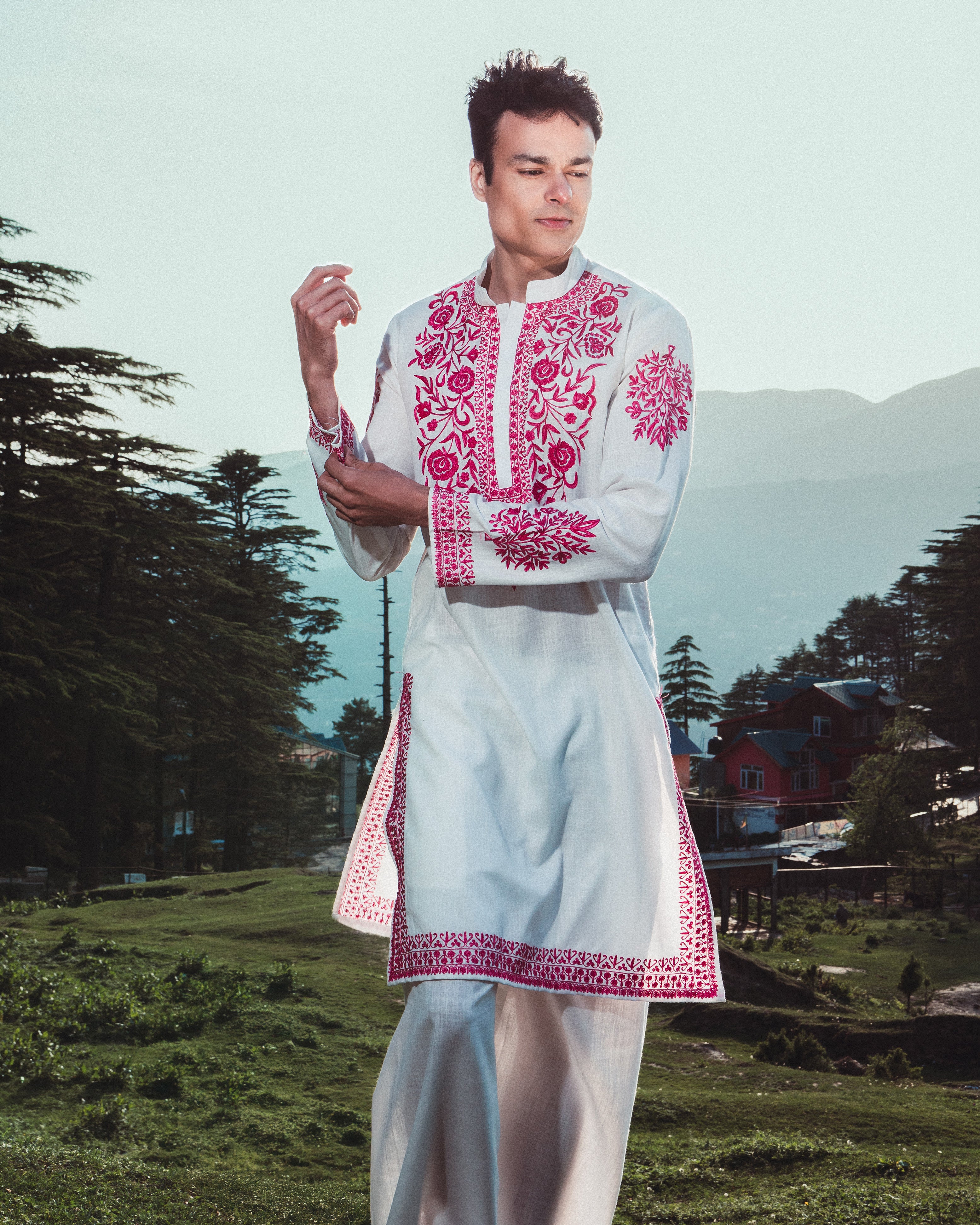 Handwoven In Matka Cotton