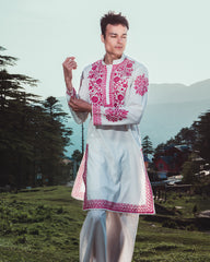 Handwoven In Matka Cotton