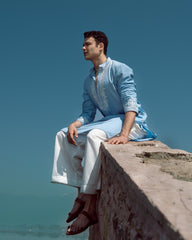 Sky Blue Kurta