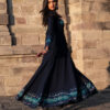 Designer Blue Bandhani Anarkali Suit with Mirror Work