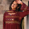 Mehendi Green & Rust Brown Bandhani Valima Suit with Dupatta