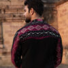 Pink & Black Bandhani Kurta Pajama Set