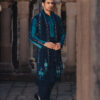 Royal Blue Bandhani Kurta Set with Dupatta