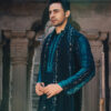 Royal Blue Bandhani Kurta Set with Dupatta